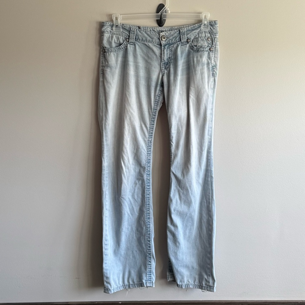 Harley Davidson Light Blue Women's Jeans Size 6